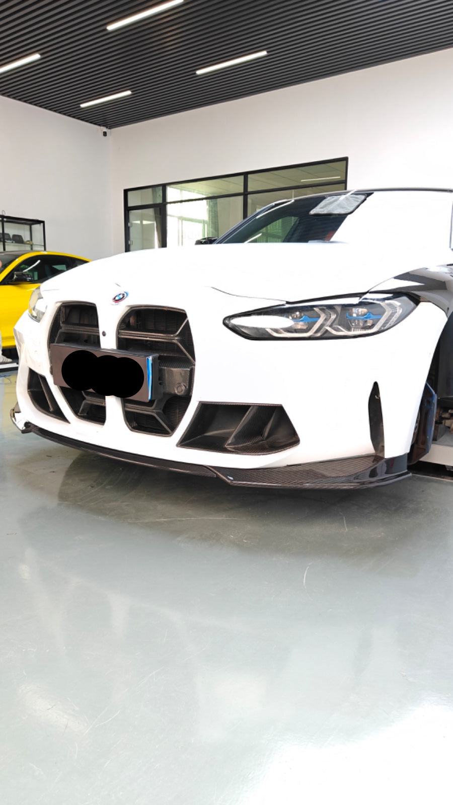 Carbon Fiber AN Style Front Lower Splitter Lip - BMW G80 M3 & G82 G83 M4