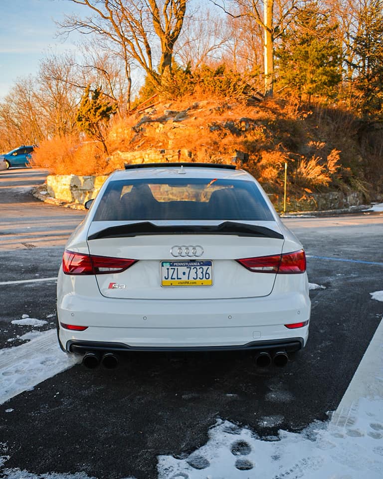 PSM Style Gloss Black Rear Spoiler - Audi A3/S3/ & RS3