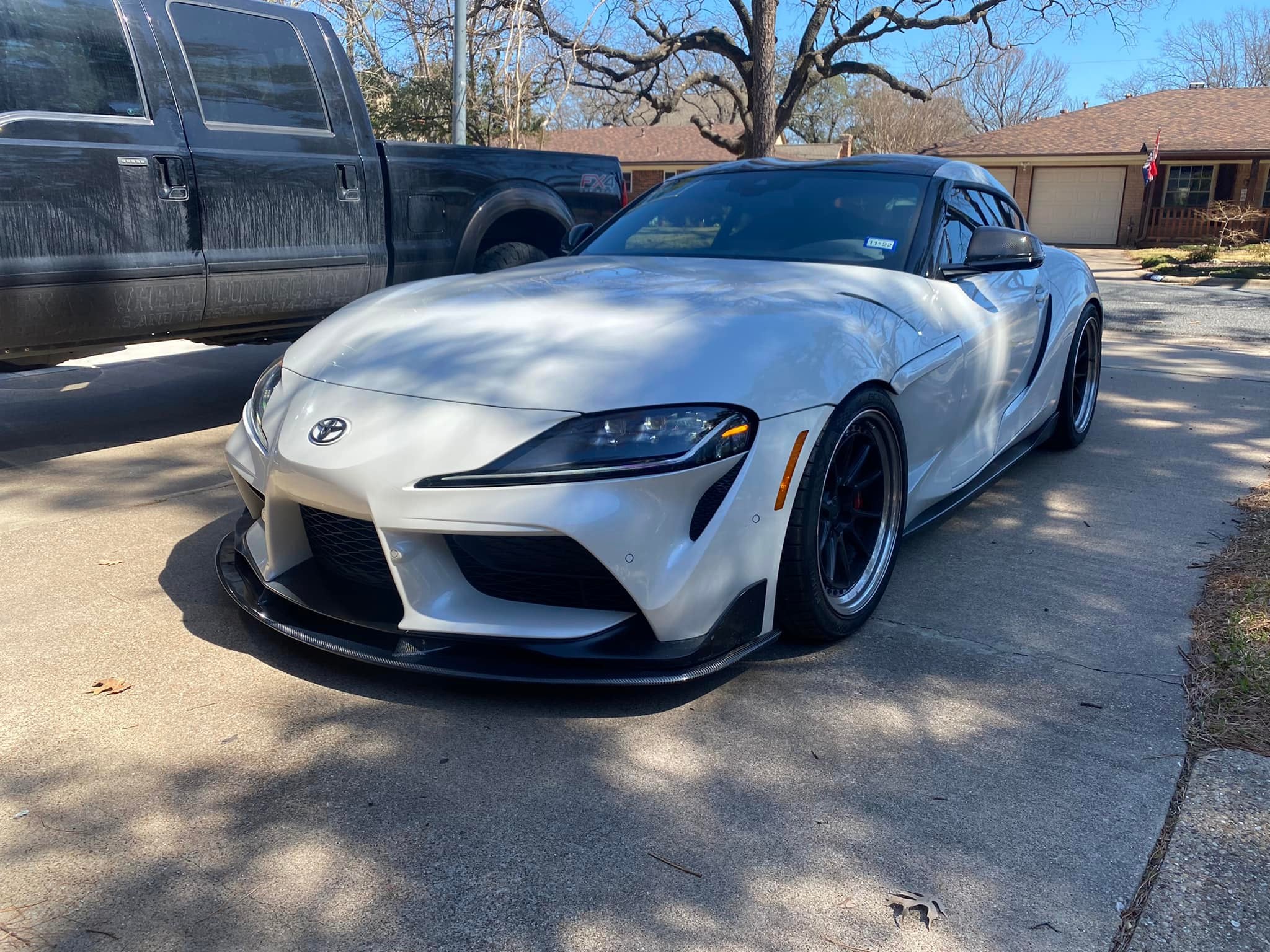 Carbon Fiber Front Bumper Lip extension - Toyota Supra GR A90/A91