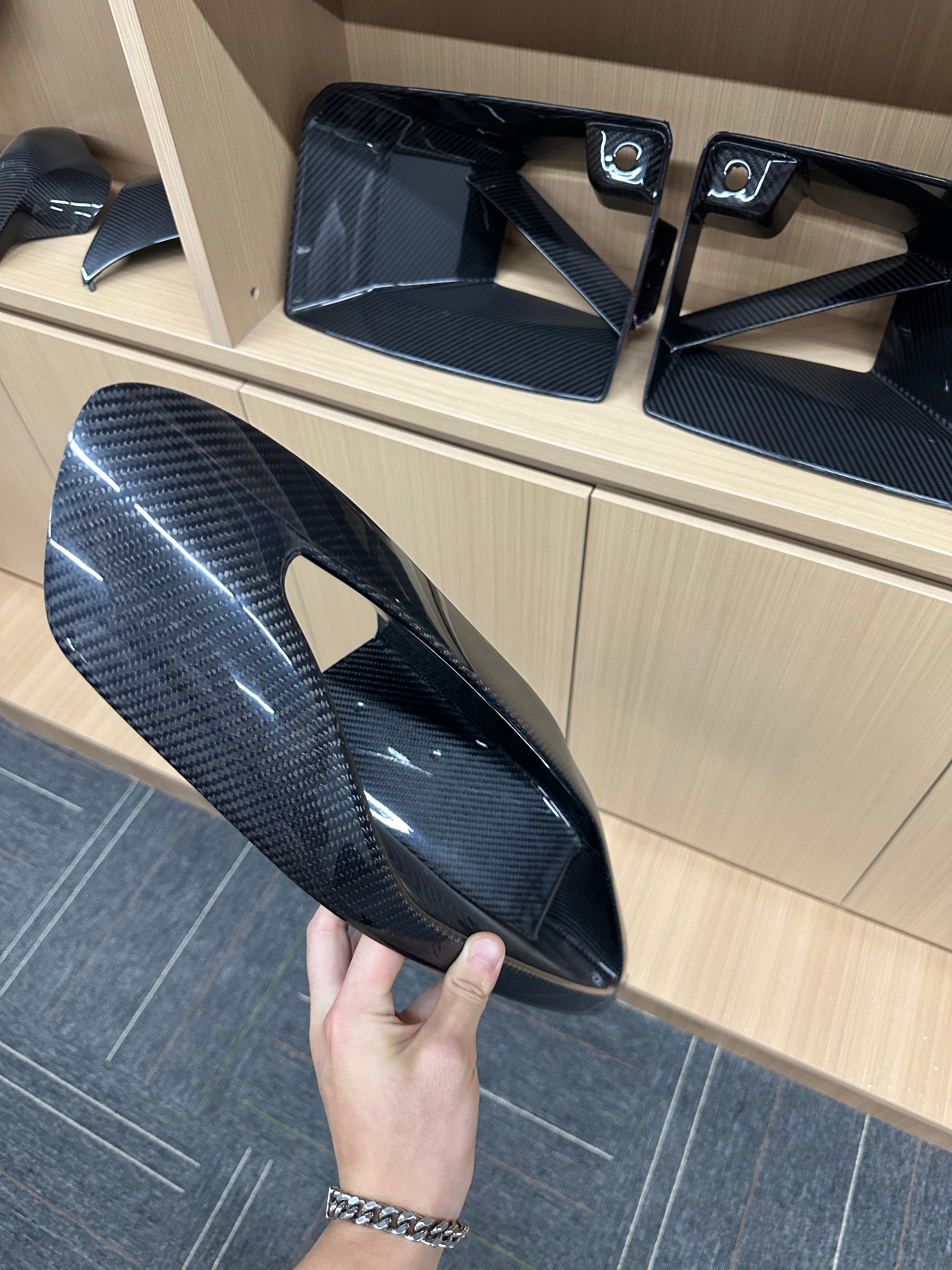 Carbon Fiber Vented HeadLight Air Duct - Toyota Supra MK5 A90 A91 GR 2019-2024