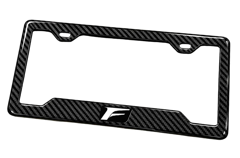 Lexus Fsport Carbon Fiber License Plate Frame