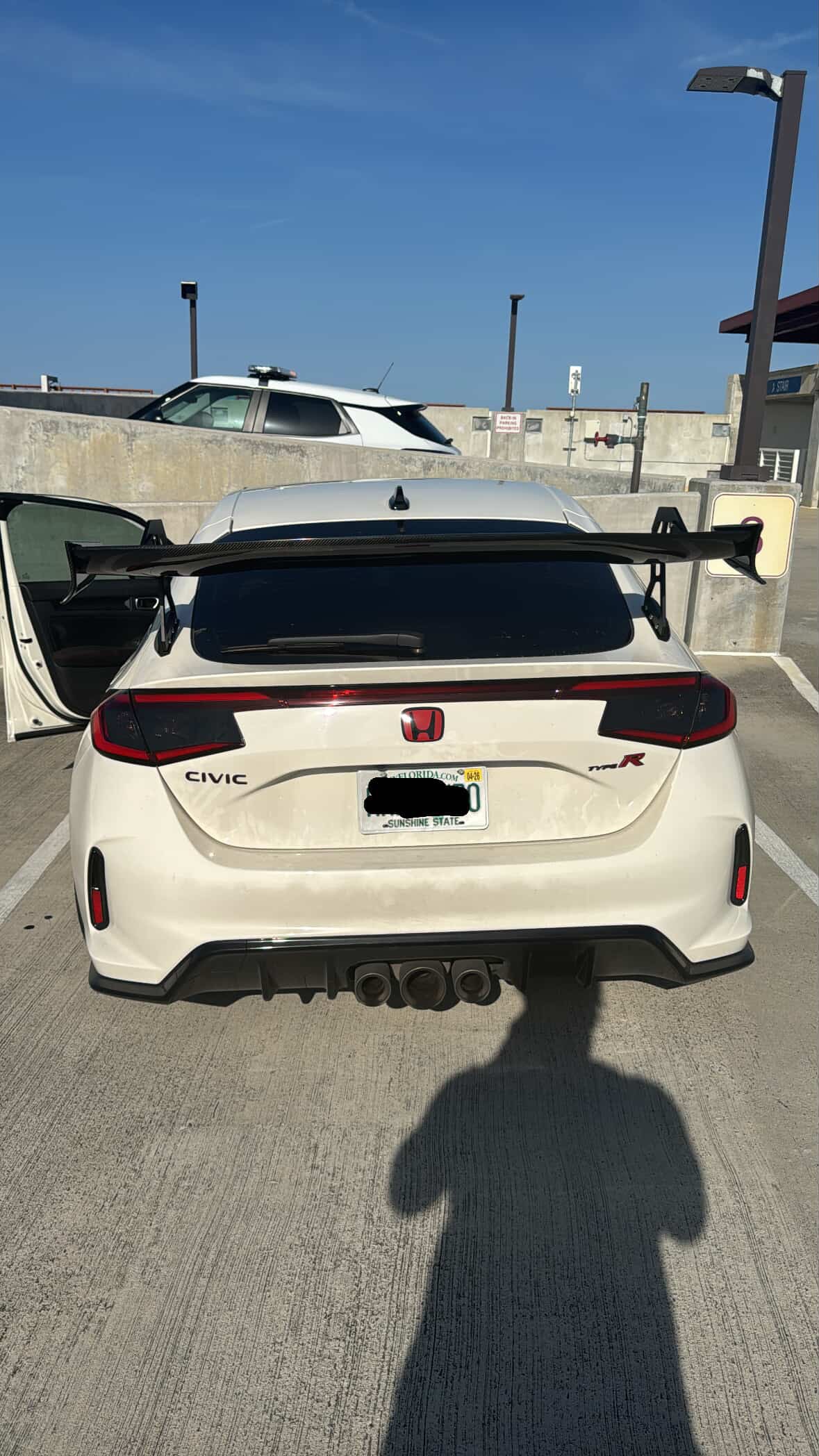 Carbon Fiber Rear Trunk Swan neck Wing - 2023+ Honda Civic Gen 11 FL5 Type R