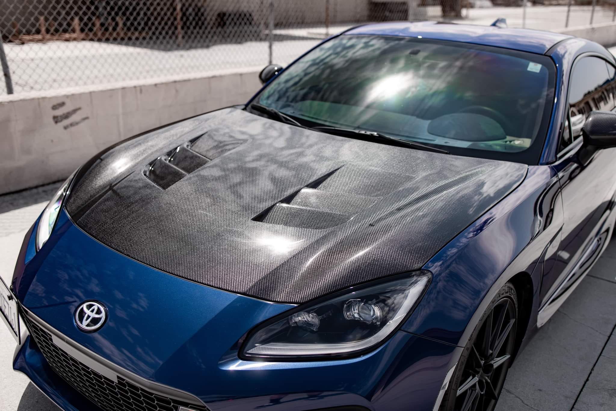Carbon Fiber TS Style Front Engine hood - Toyota GR86 / Subaru BRZ