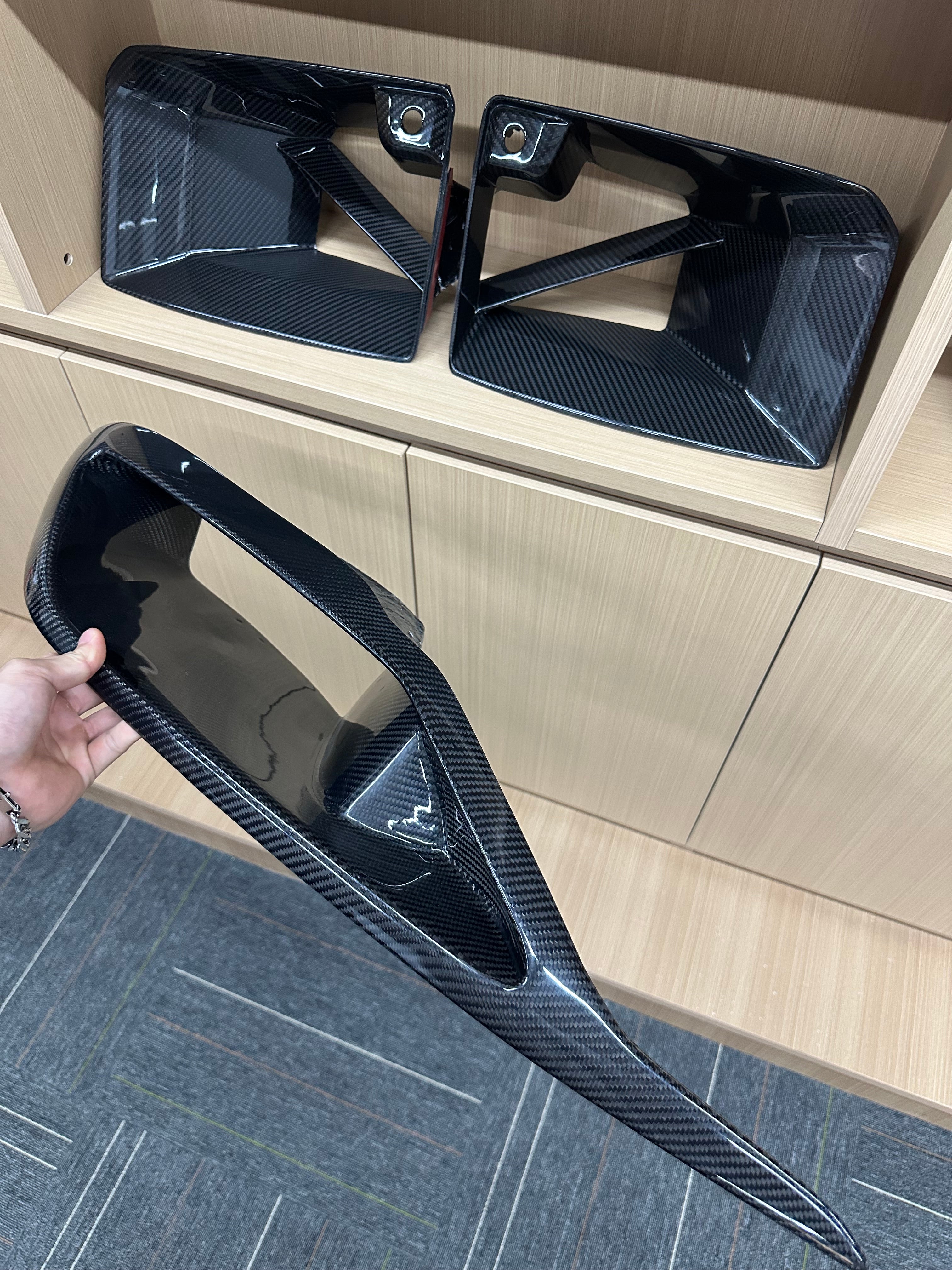 Carbon Fiber Vented HeadLight Air Duct - Toyota Supra MK5 A90 A91 GR 2019-2024