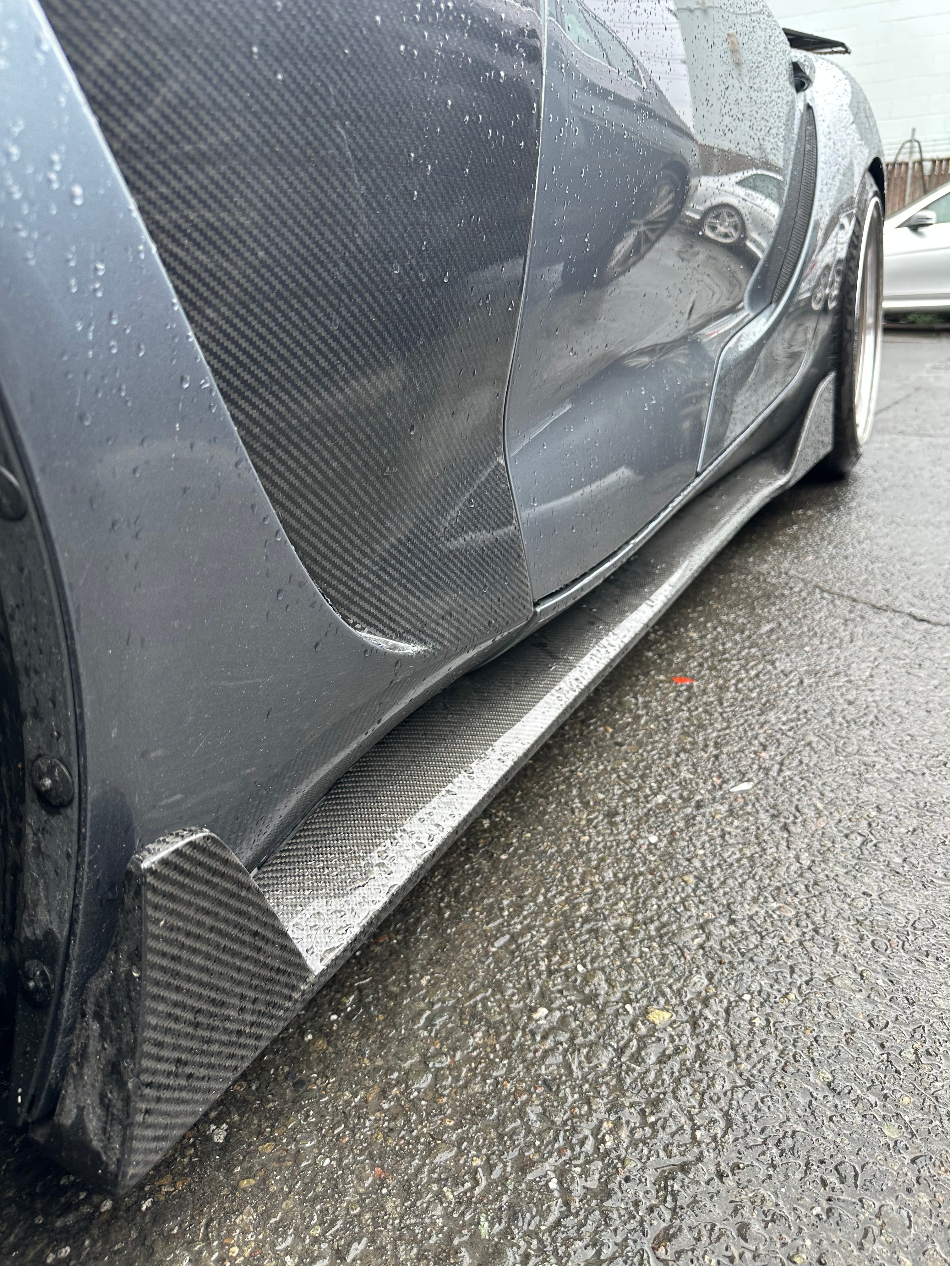 Carbon Fiber Side Skirts for Toyota A90 Supra