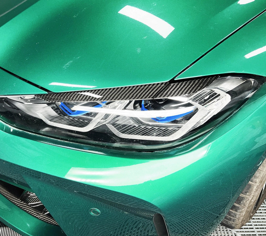 Carbon Fiber Headlight eyebrows - BMW M3 G80 G81 M4 G82 G83