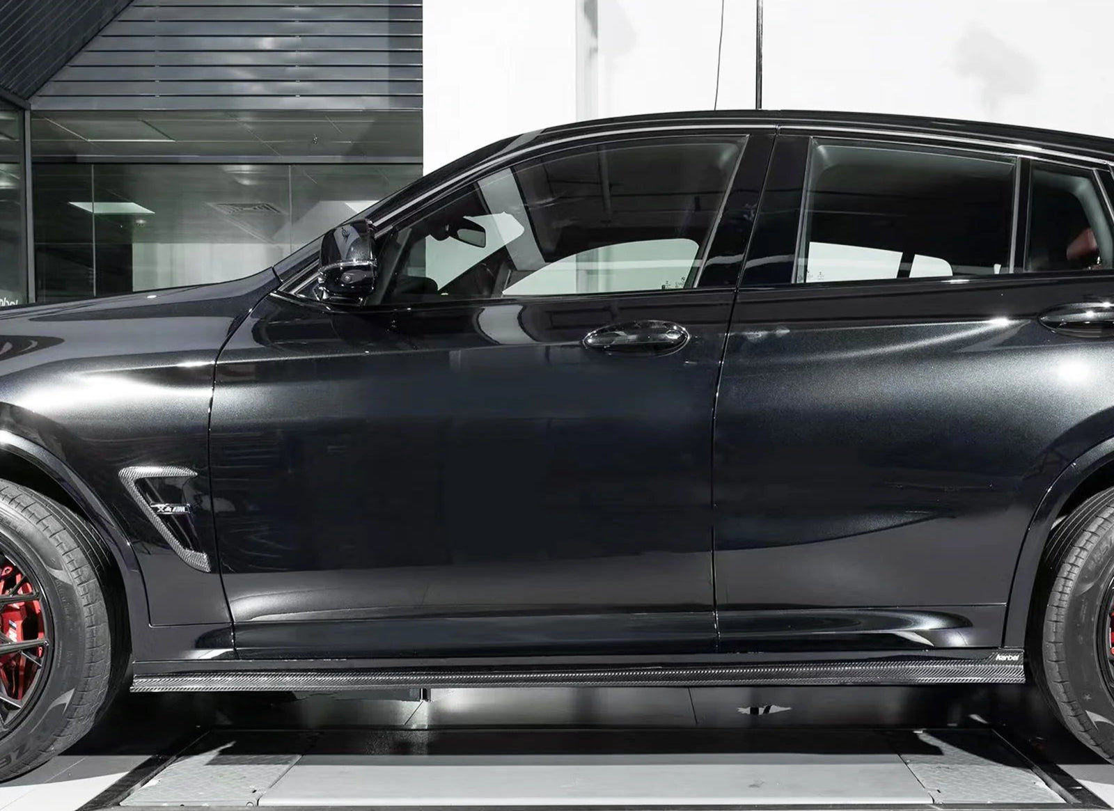 Pre-Preg Carbon Fiber Side Skirts - BMW F98 X4M LCI