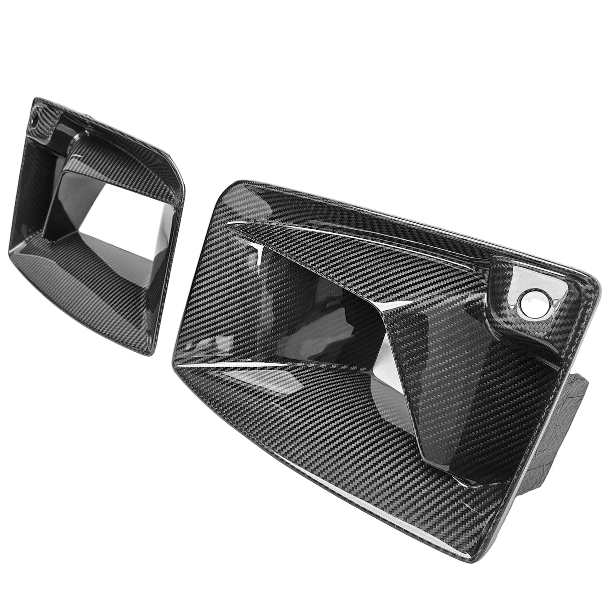 Carbon Fiber TR Style Front Air duct Vent Trim Replacement - BMW G87 M2
