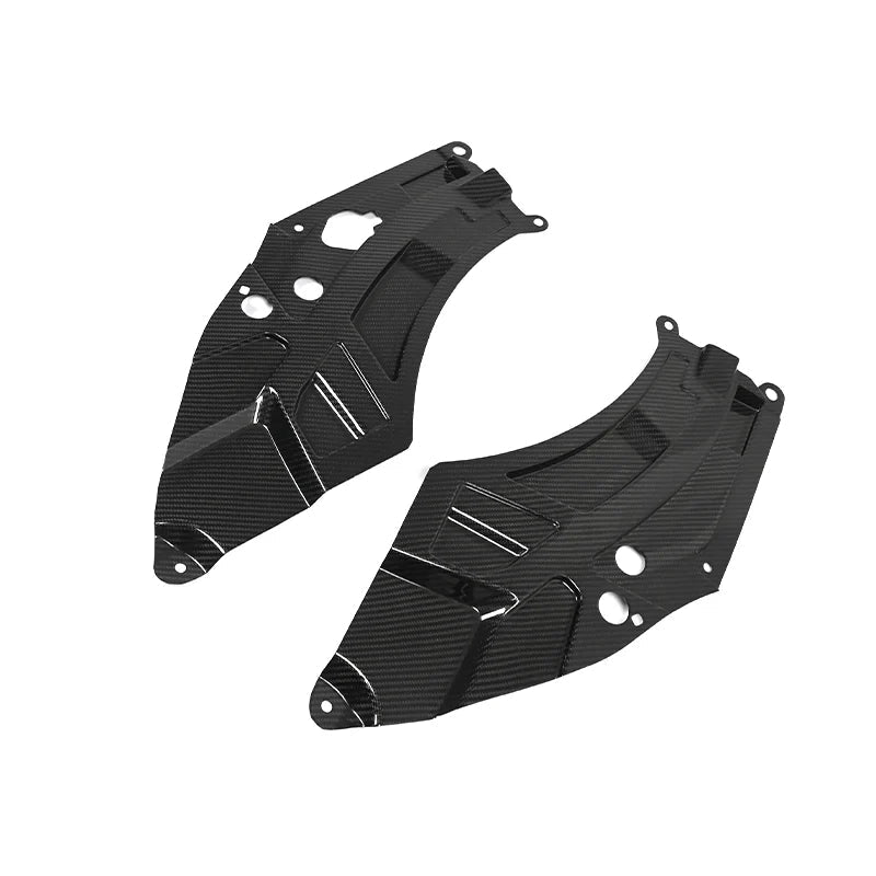 Carbon Fiber Engine Bay Headlight Cover Trim Set V1 - BMW M2 G87