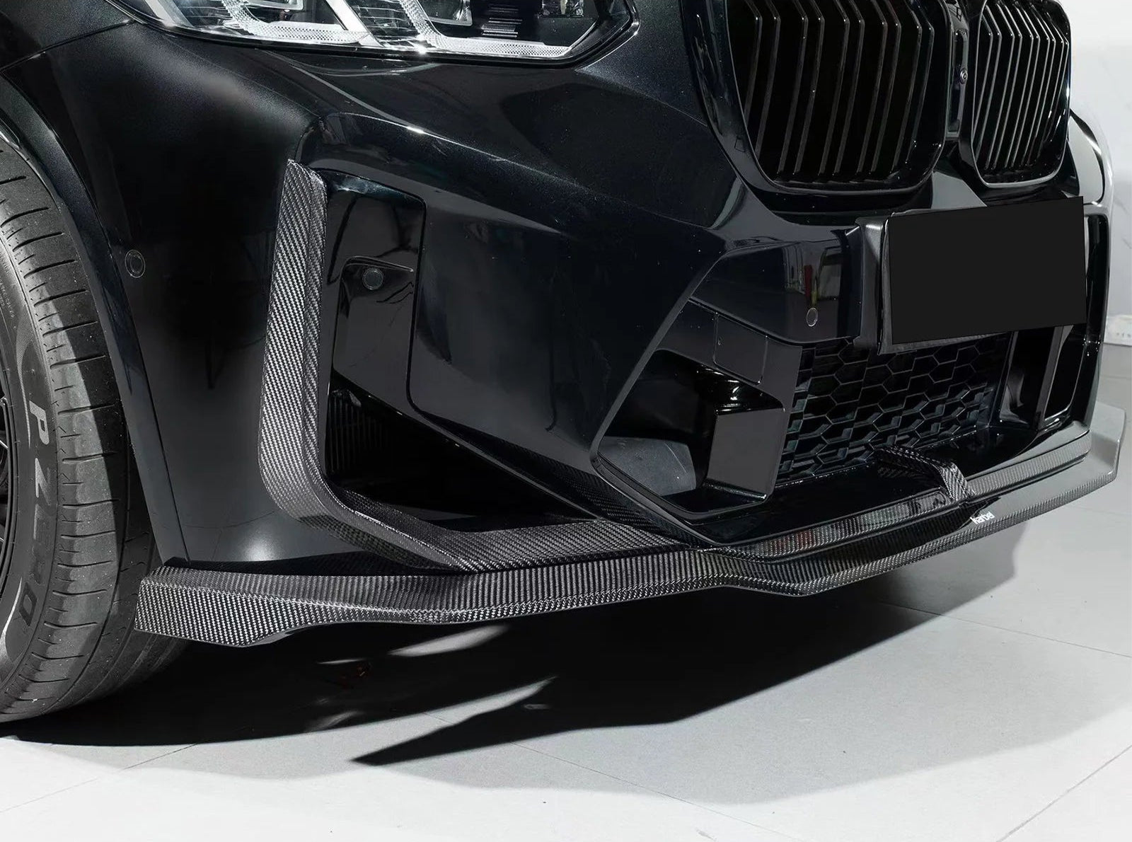 Pre - Preg Carbon Fiber Front Lip - BMW F98 X4M LCI