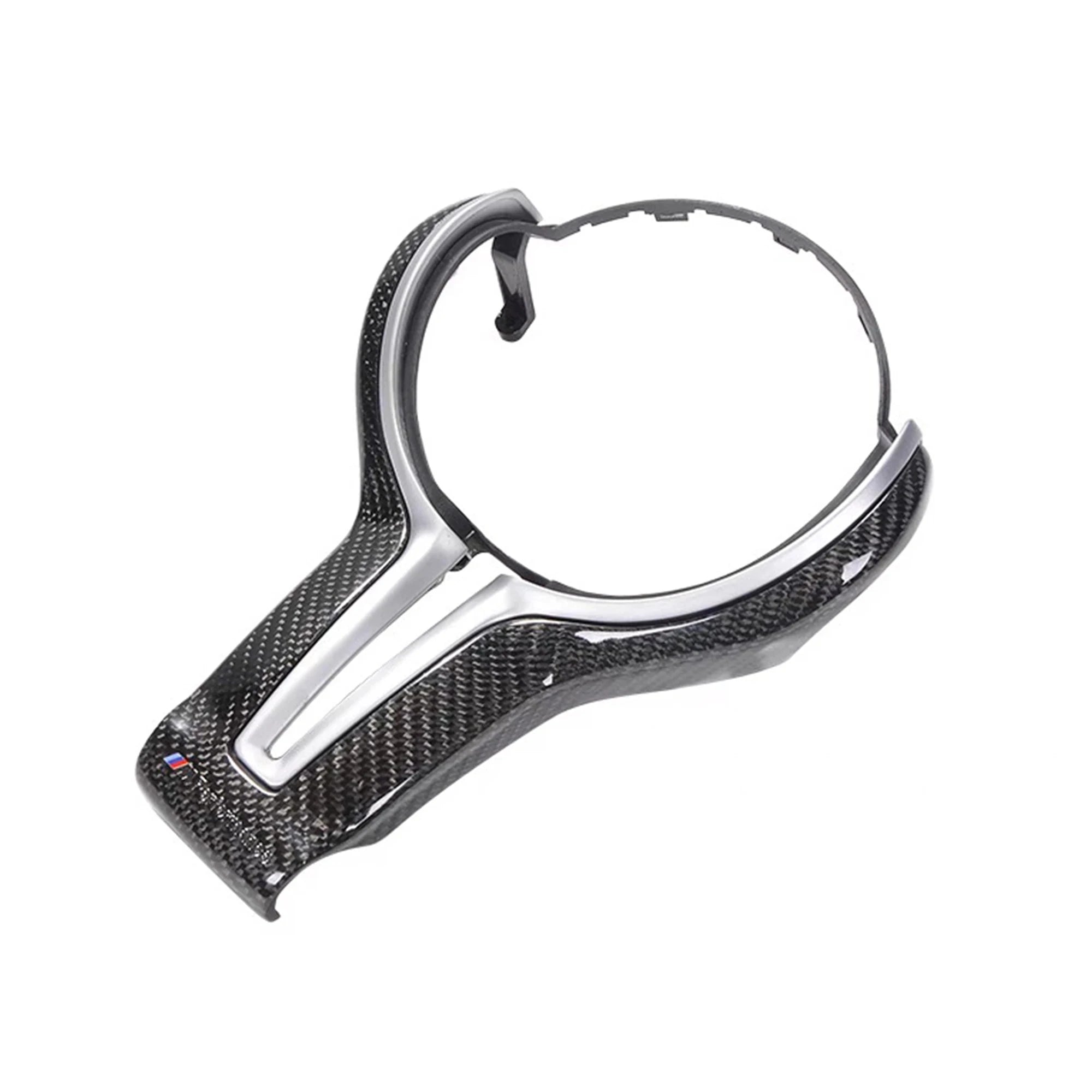 Carbon Fiber Outer center Steering Wheel Trim - F-Chassis M Vehicles