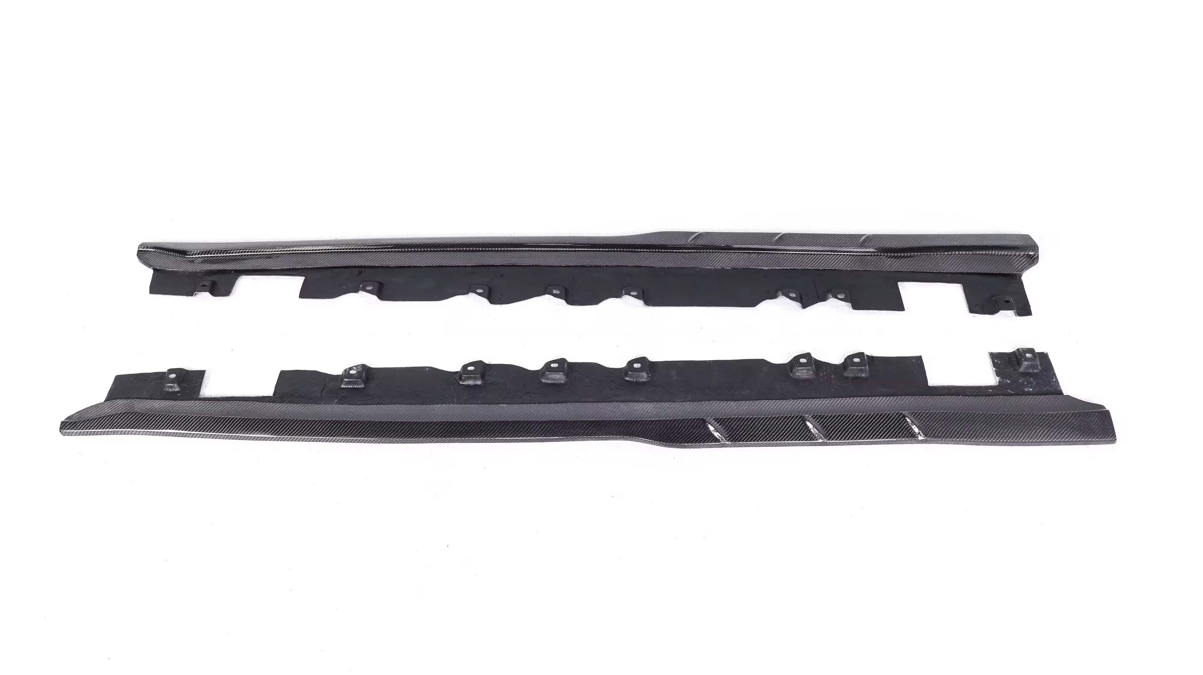 Carbon Fiber TCI Side Skirt extension Set  - Toyota Supra A90