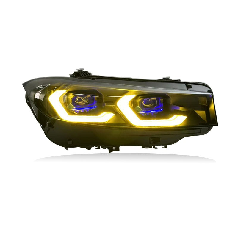 LED Laser G8X Style Dual DRL Color Headights - BMW G20 / G28 3 Series