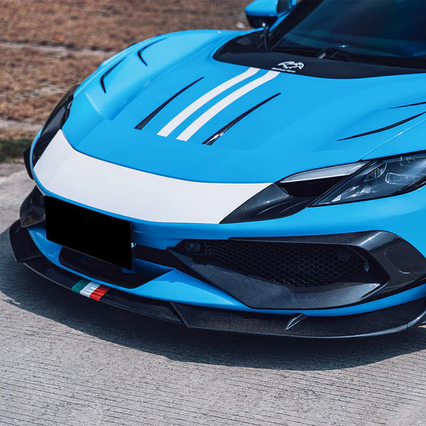 FERRARI 296 GTB Dry carbon fiber Front lip
