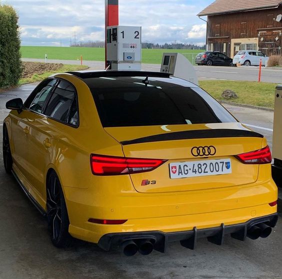 Audi Carbon Fiber High Kick Spoiler - A3/S3/RS3 8V