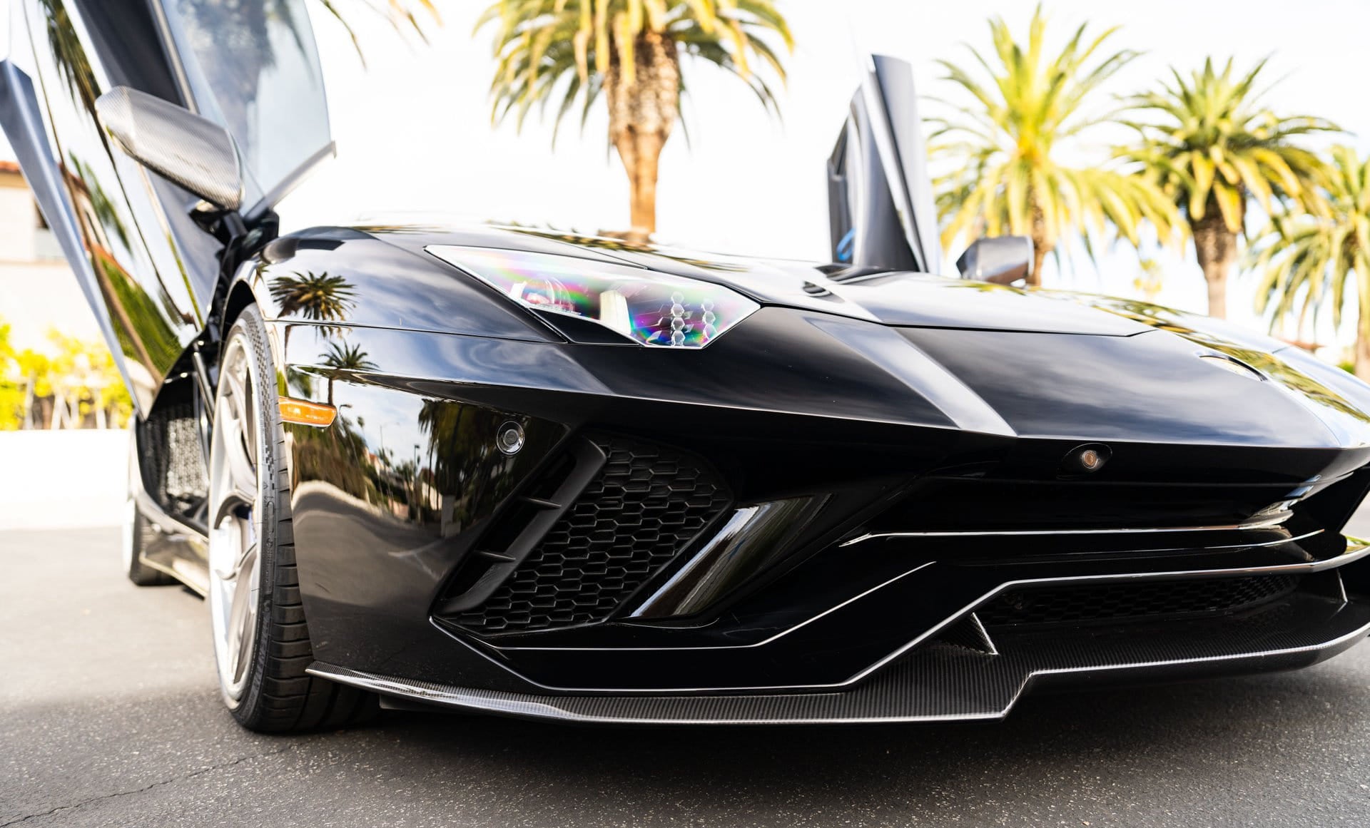 Carbon Fiber Front Lip - Lamboghini Aventador
