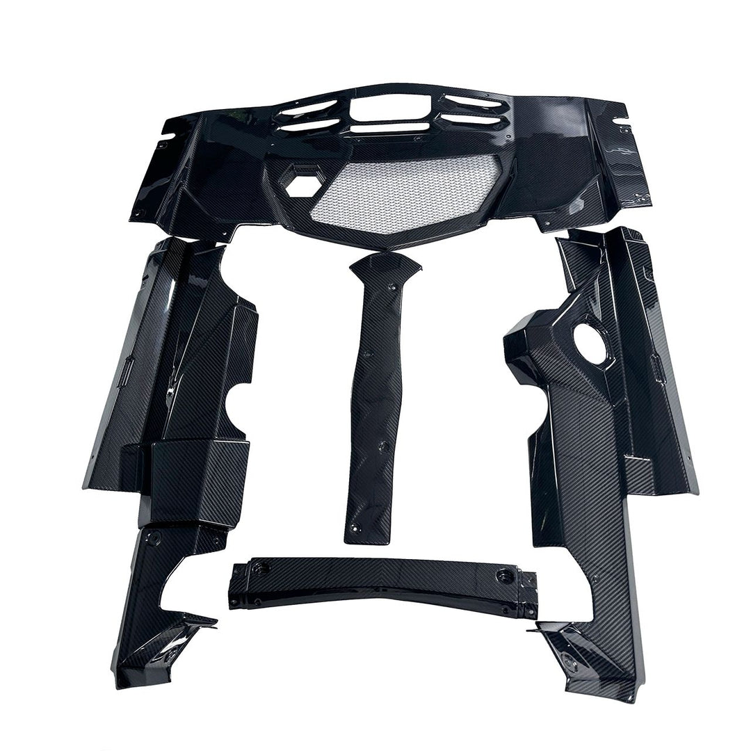 Dry Carbon Fiber Full Engine Bay Cover Set - Lamborghini Aventador LP700/720/750