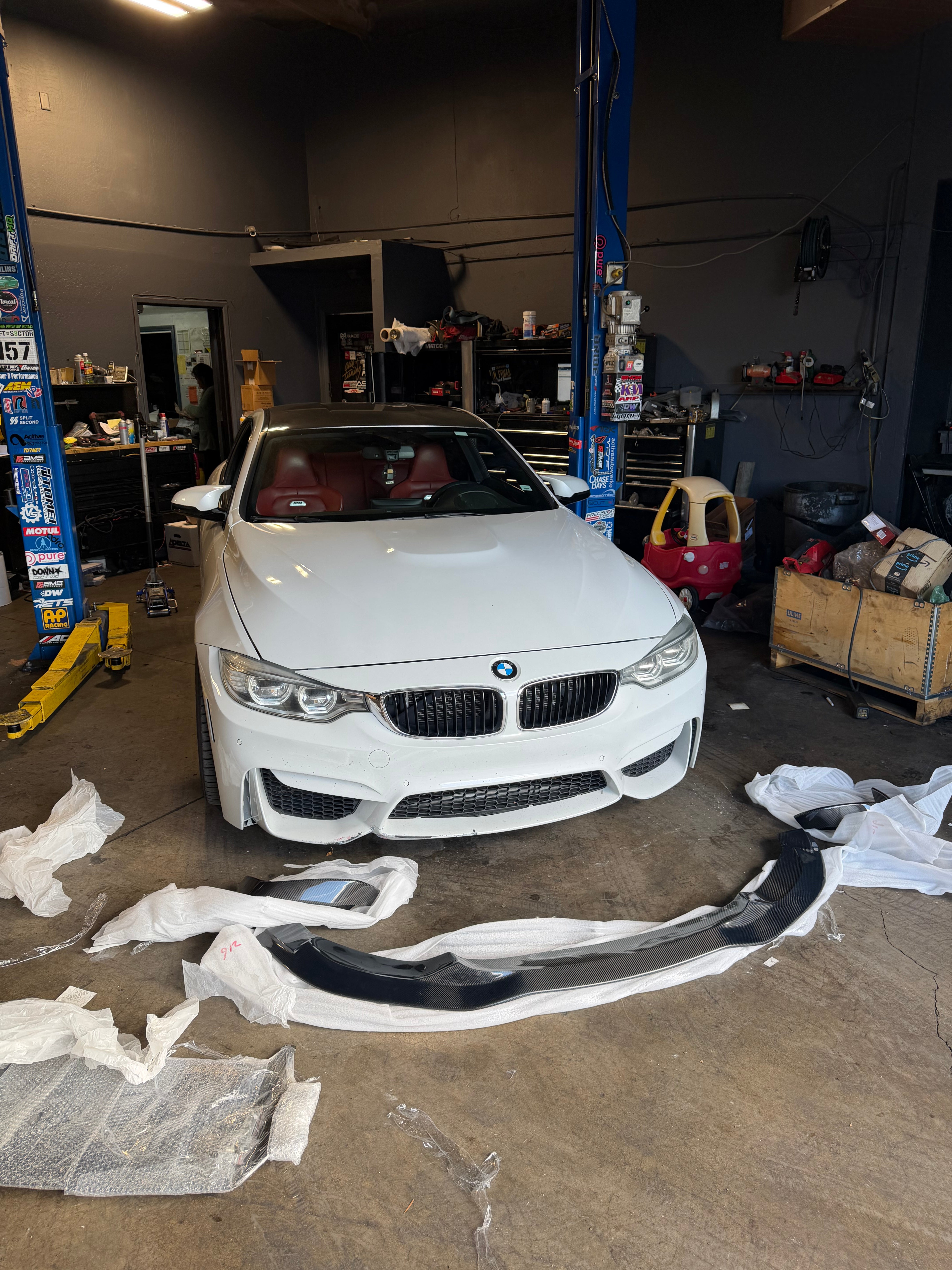 PSM Style Carbon Fiber Front Lip - BMW F80/F82
