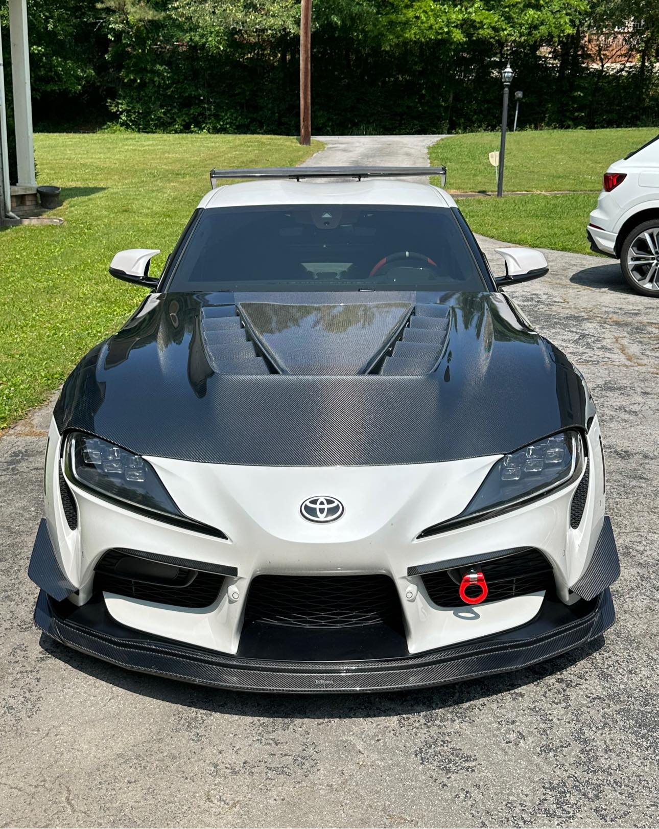 Carbon Fiber vented VRS Style Hood - Toyota Supra A90/A91
