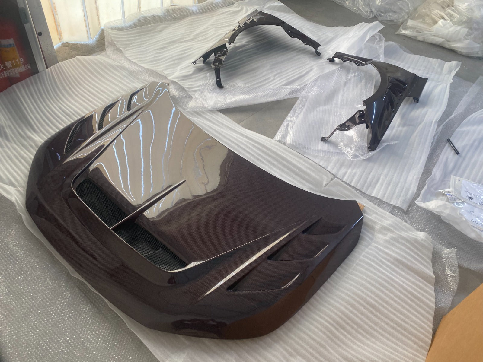 VS Style Carbon Fiber Vented Hood Bonnet - Honda Civic Type R FL5