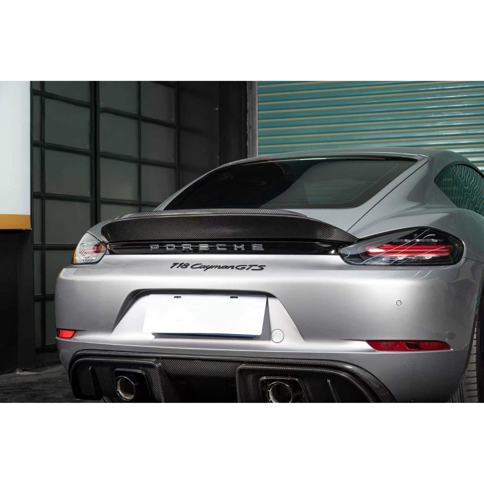 Carbon Fiber RS style Spoiler W/ base - Porsche Cayman S 718 GTS