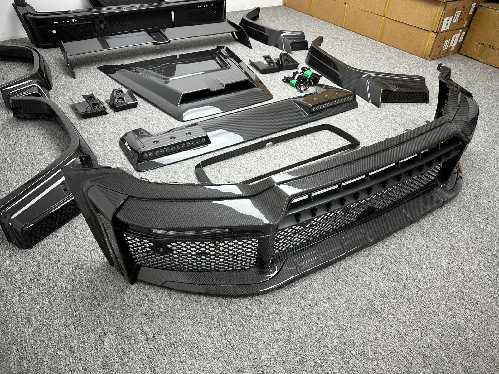 Carbon Fiber Full Brabus Body Kit - Mercedes Benz G Class G63 G500 G580 2025+
