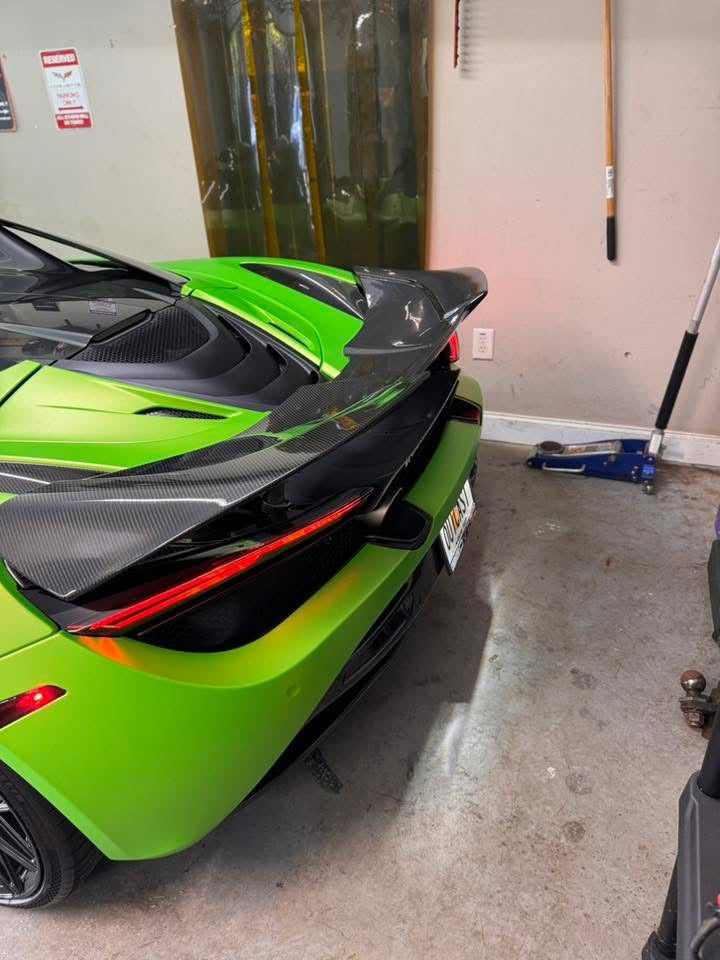 MD Style Carbon Fiber Rear Spoiler Wing - Mclaren 720/720s
