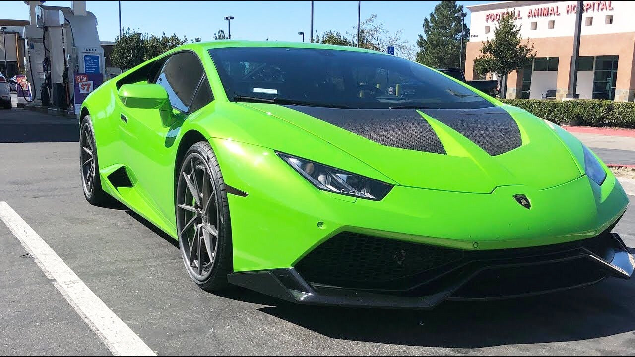 1016 Industries Style Carbon FIber Hood - Lamborghini Huracan / Tecnica