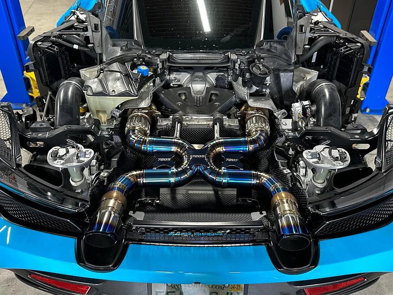 Titanium CatBack Exhaust System - McLaren 720s