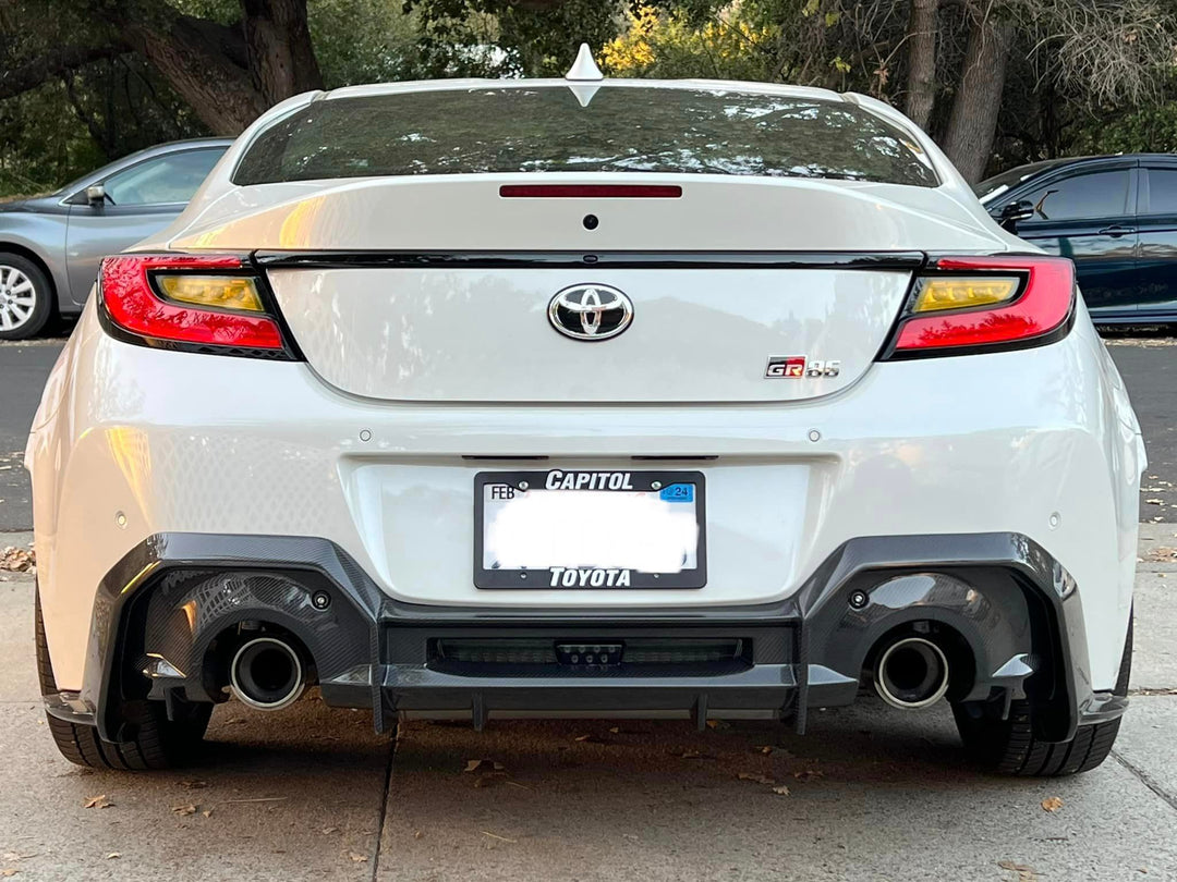 AD Style Carbon Fiber Rear Diffuser - Toyota GR86