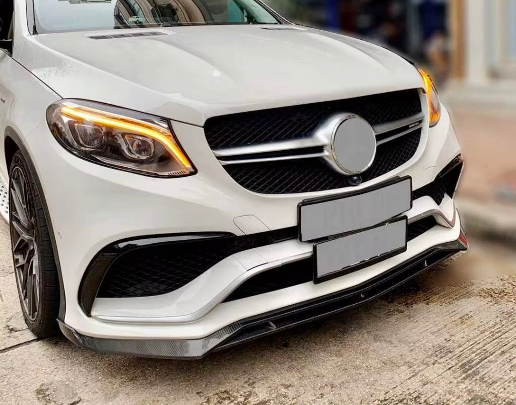 Carbon fiber front lip - Mercedes Benz GLE63AMG GLE43 GLE63S W166