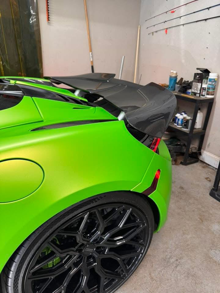MD Style Carbon Fiber Rear Spoiler Wing - Mclaren 720/720s