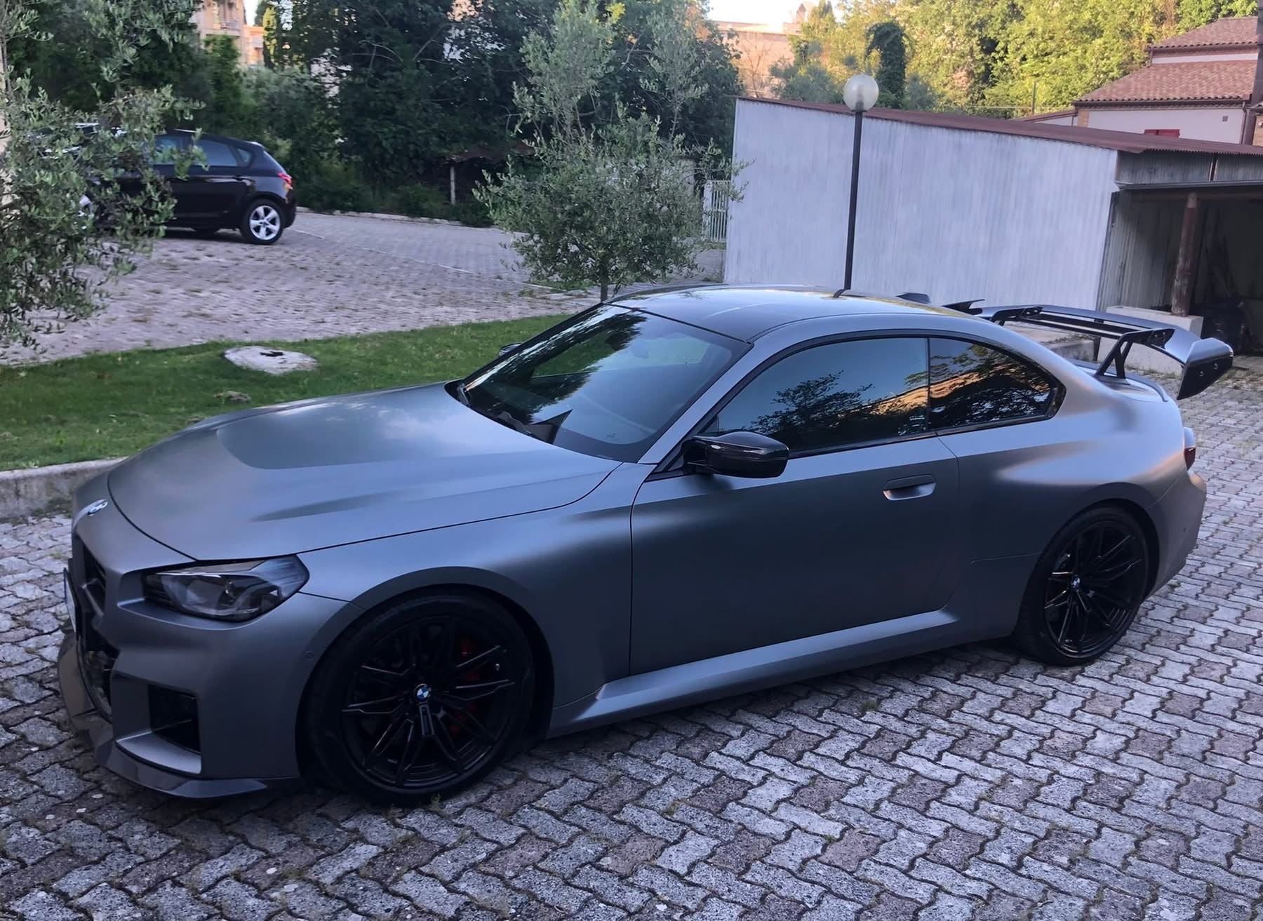 Carbon Fiber Swan Neck Wing AD V3 - BMW G87 M2 G80 M3 G82 M4