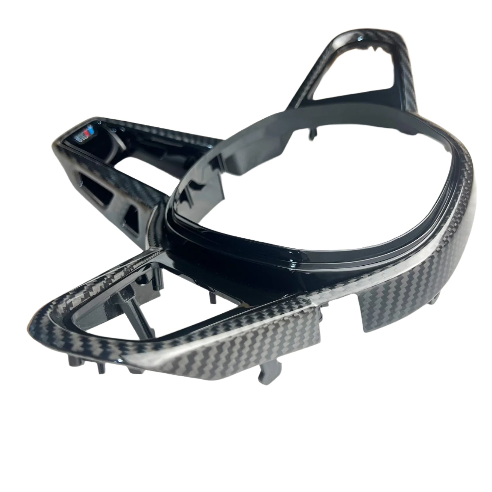 Carbon Fiber Steering Wheel Trim CS Style - BMW G Chassis