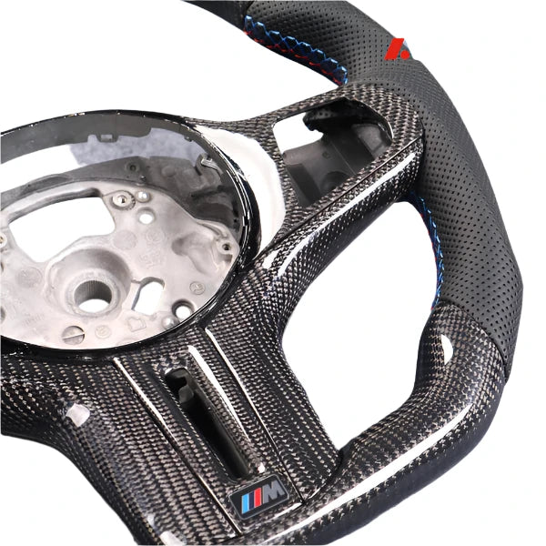 Carbon Fiber Steering Wheel w/ Flat bottom - BMW G80 & G81 M3 /G82 & G83 M3/G87 M2