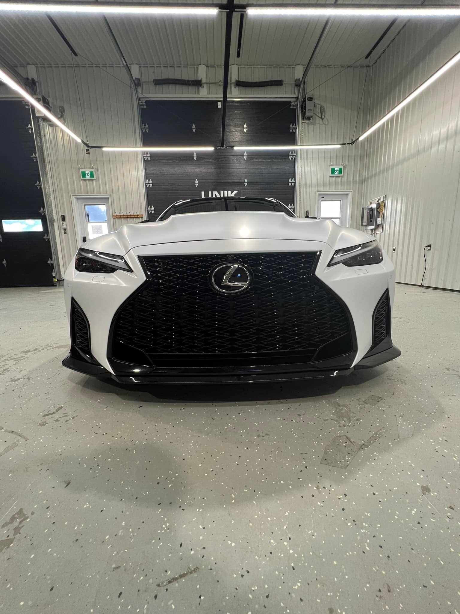 Gloss Black Front Lip - 2021-2024 Lexus IS 350/ IS500 F-Sport