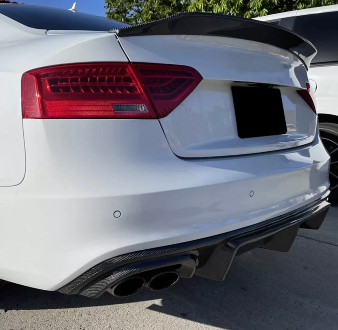 V2 Carbon Fiber Trunk Spoiler - Audi RS5 / S5 / A5 S Line