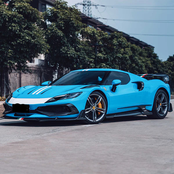 FERRARI 296 GTB Dry carbon fiber Front lip