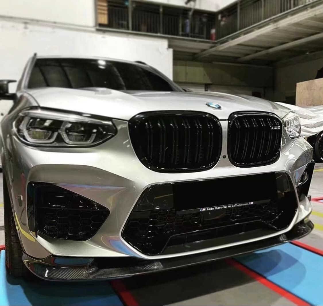 3D Style Carbon Fiber Front Lip - BMW F97 X3M / F98 X4M 2019-2022