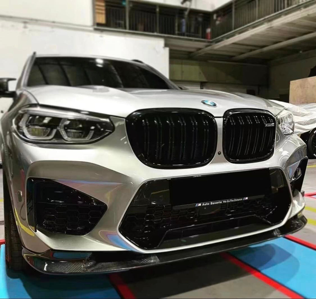 3D Style Carbon Fiber Front Lip - BMW F97 X3M / F98 X4M 2019-2022