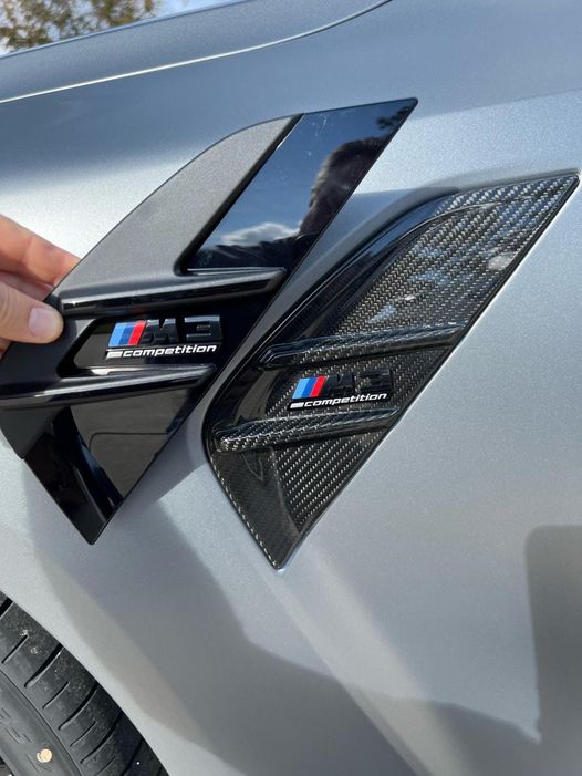 M Performance Style Carbon Fiber Fender Trims - BMW G80 M3 & G82 / G83 M4