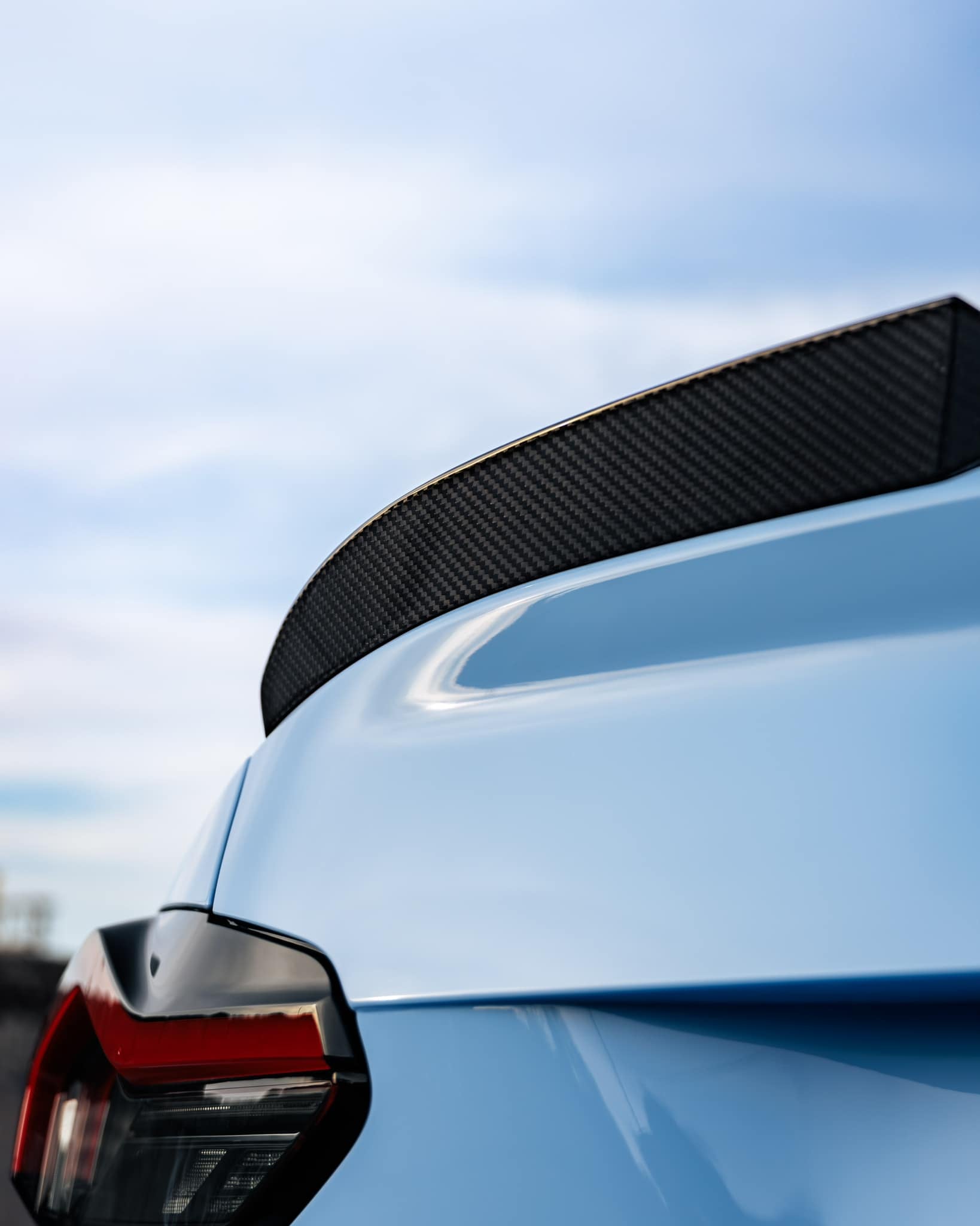 Carbon Fiber High Kick Rear Trunk Spoiler - BMW G87 / G42 2 SERIES M240i M2