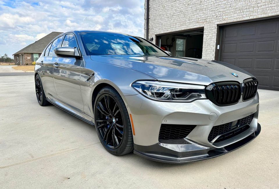 3D Style Carbon Fiber Front Splitter - BMW F90 M5 2018-20