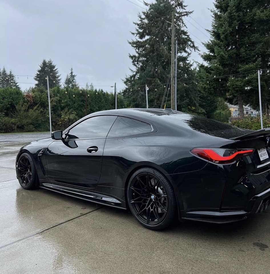 Dry Carbon Fiber Rear bumper Canard Extension - BMW G80 & G81 M3 / G82 & G83