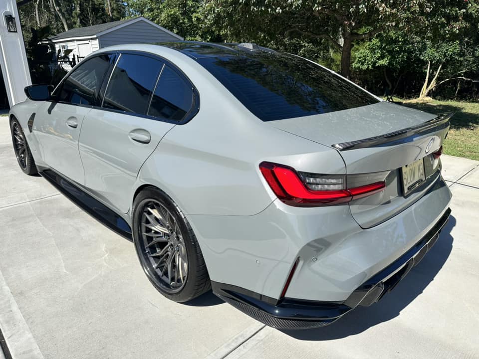 Dry Carbon Fiber Rear bumper Canard Extension - BMW G80 & G81 M3 / G82 & G83