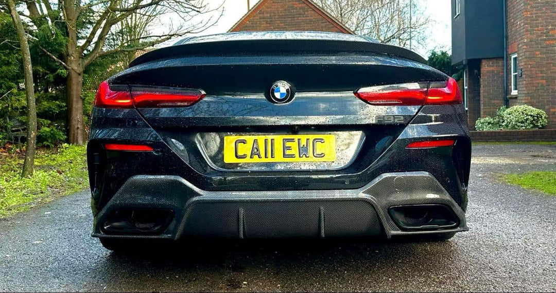 3DS Style Carbon Fiber Rear Diffuser - BMW 8 SERIES G14 G15 G16 2019+