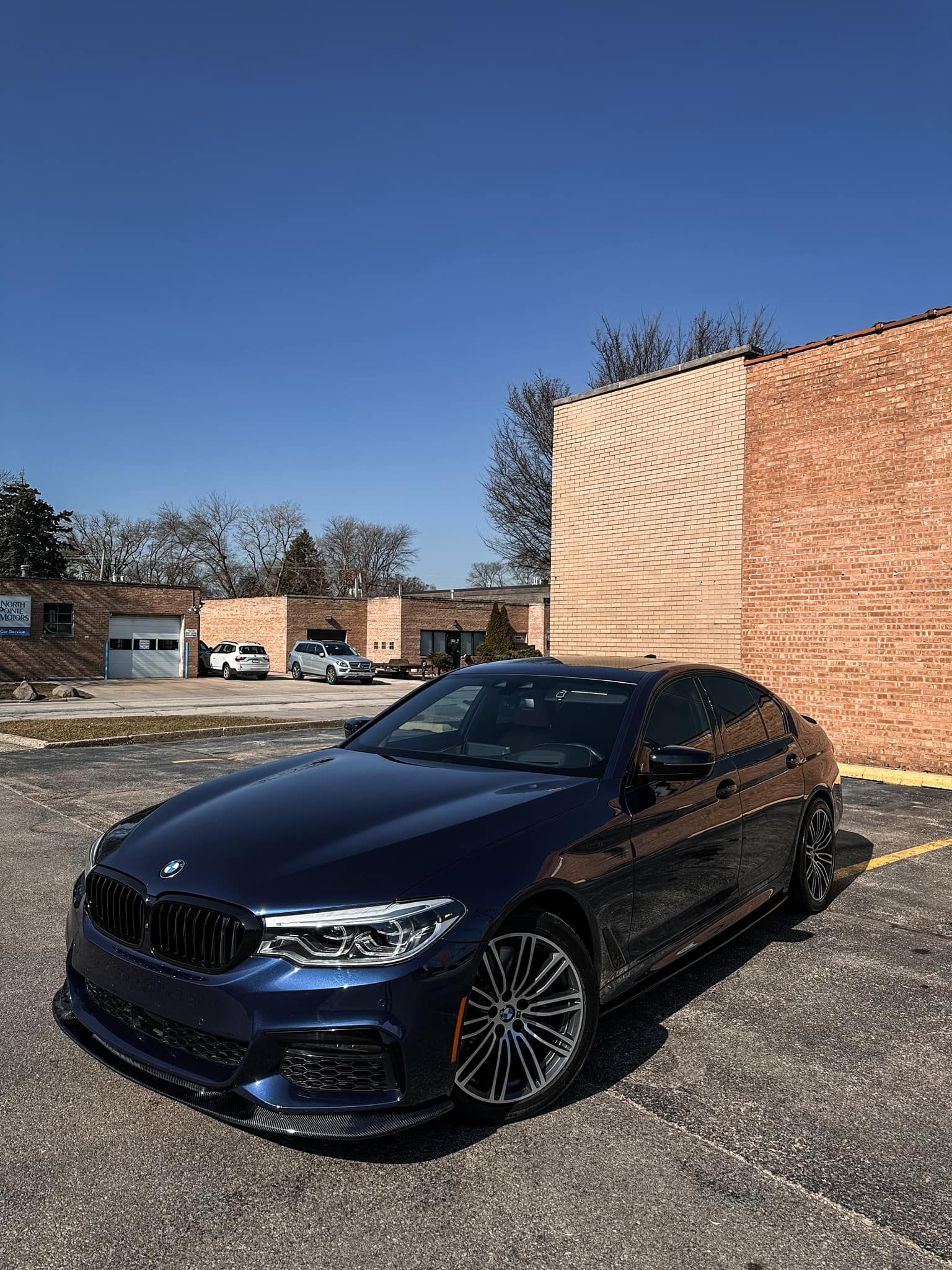Carbon Front Bumper Lip - BMW G30/G38 LCI M-Tech 5 Series