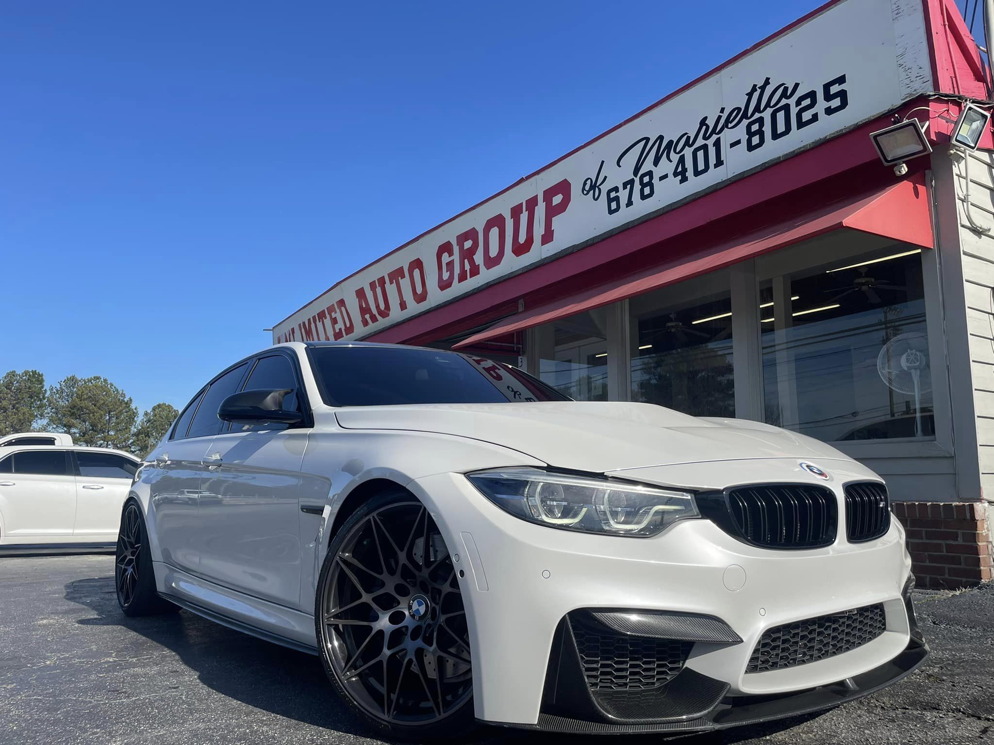 Dry Carbon Fiber Front Upper Splitters Fang - BMW F80 M3 & F82 / F83 M4
