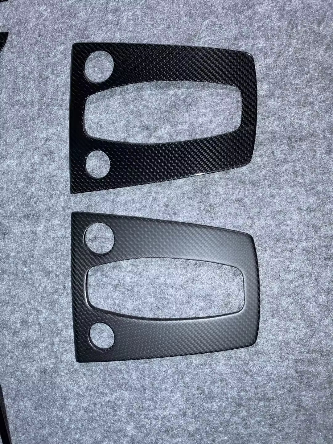 Carbon Fiber Gear Shift Panel Center Console Cover Interior Trim - Audi A3 S3 RS3 8Y.5 2025+