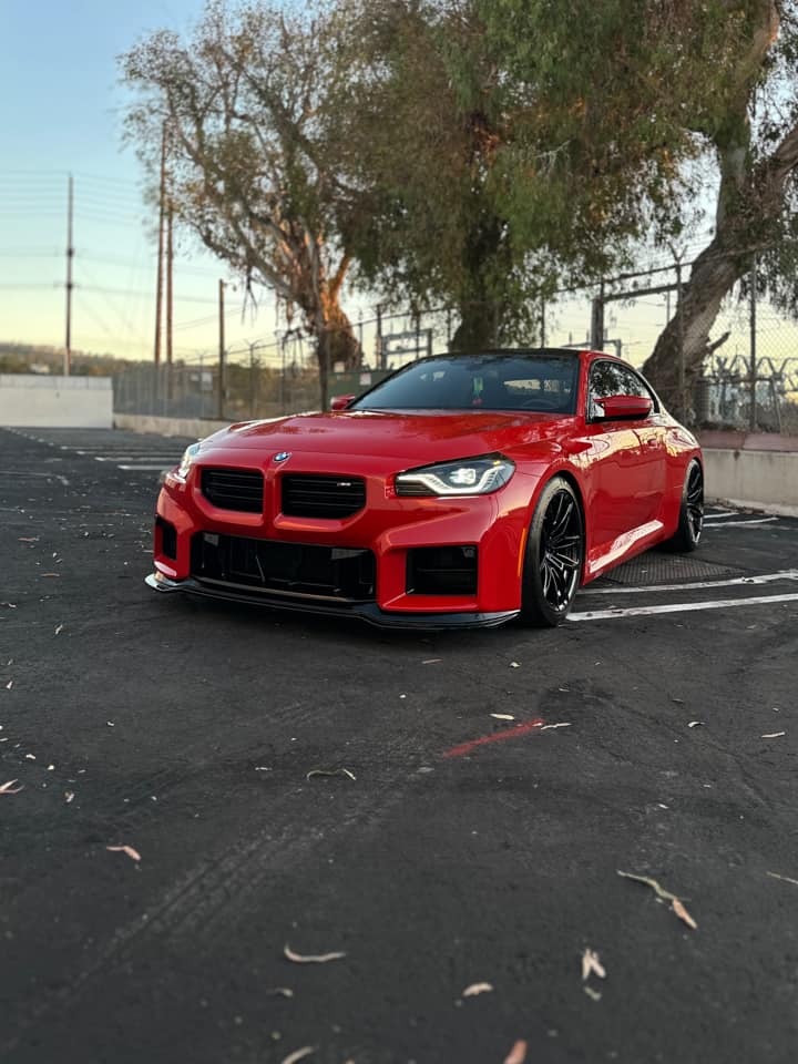 Gloss Black Front Lip (3pc) - BMW G87 M2
